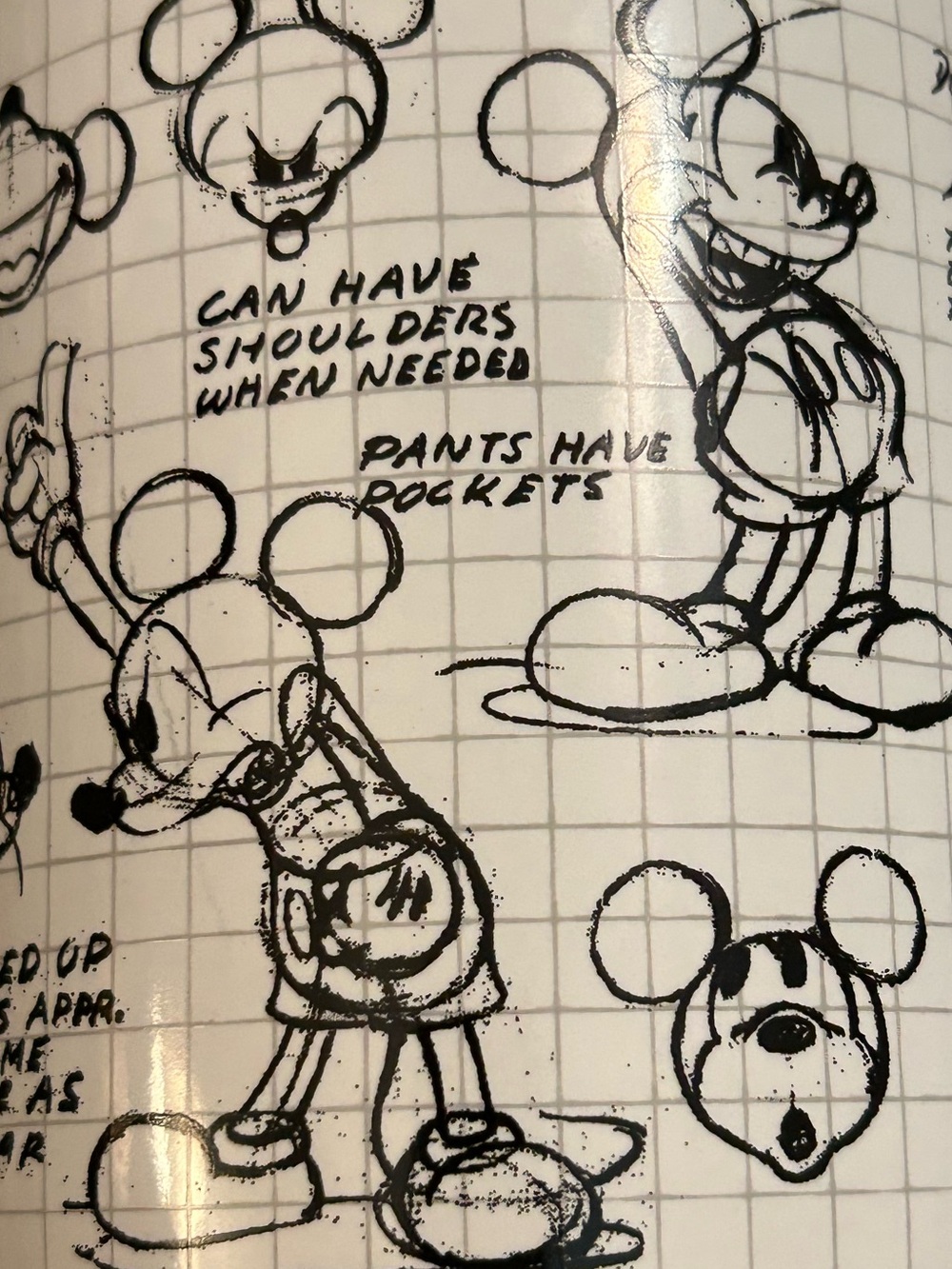 Sketch Book Disney Mickey Mouse Large 4.5'' Cup Mug Coffee Tea - Picture 7 of 7